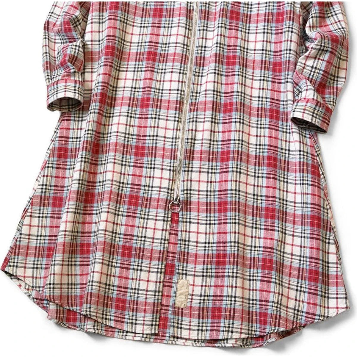 Kapital Columbia Check Drizzler Work Shirt Dress