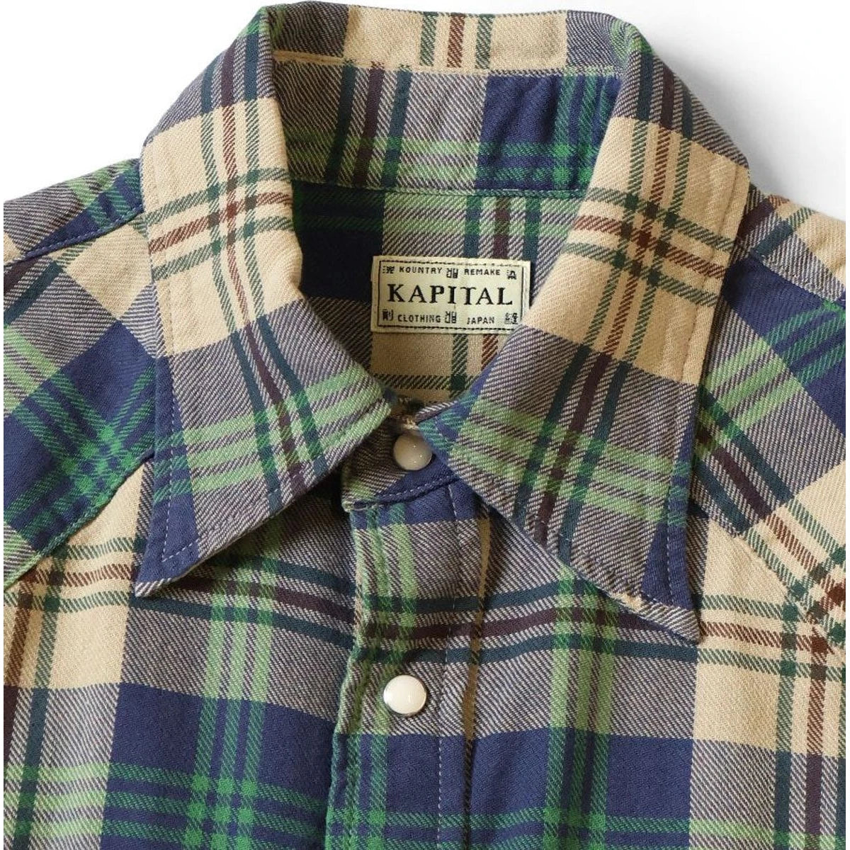 Kapital Columbia-Check Husky Western Shirt