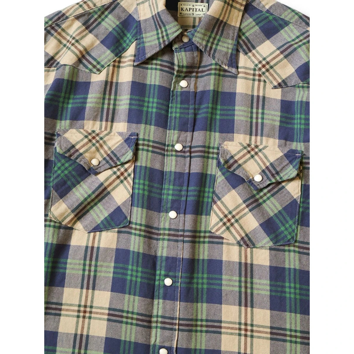 Kapital Columbia-Check Husky Western Shirt
