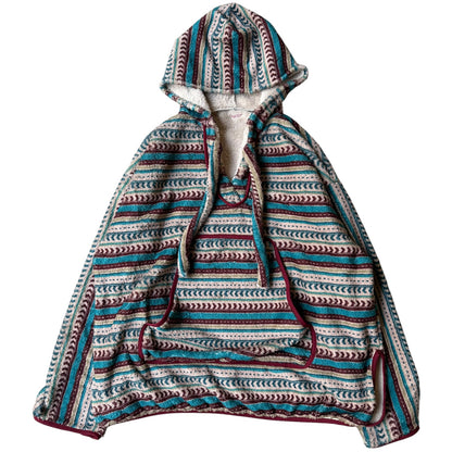 Kapital Columbia Stripe Fleece Baja Hoodie