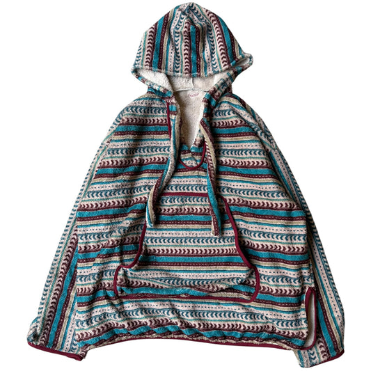 Kapital Columbia Stripe Fleece Baja Hoodie