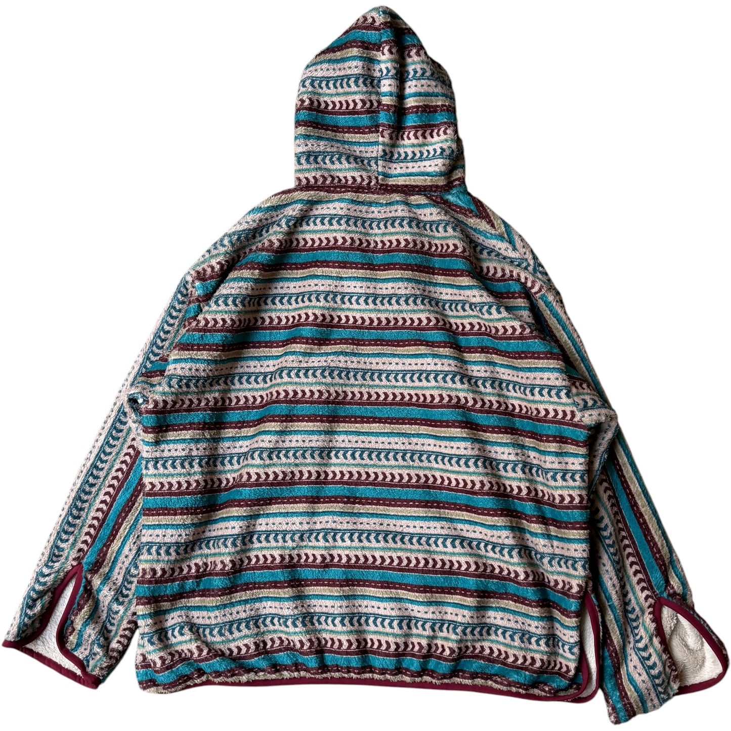 Kapital Columbia Stripe Fleece Baja Hoodie