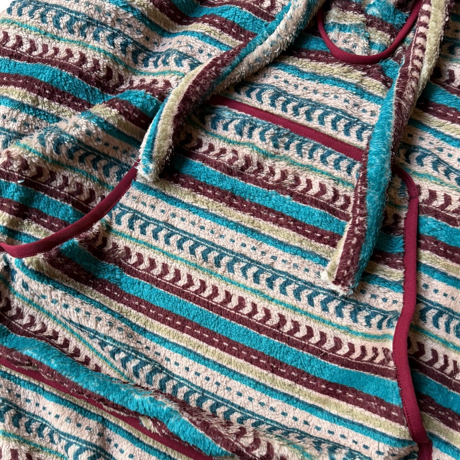 Kapital Columbia Stripe Fleece Baja Hoodie | COJP Gallery