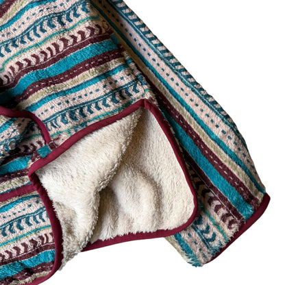 Kapital Columbia Stripe Fleece Baja Hoodie