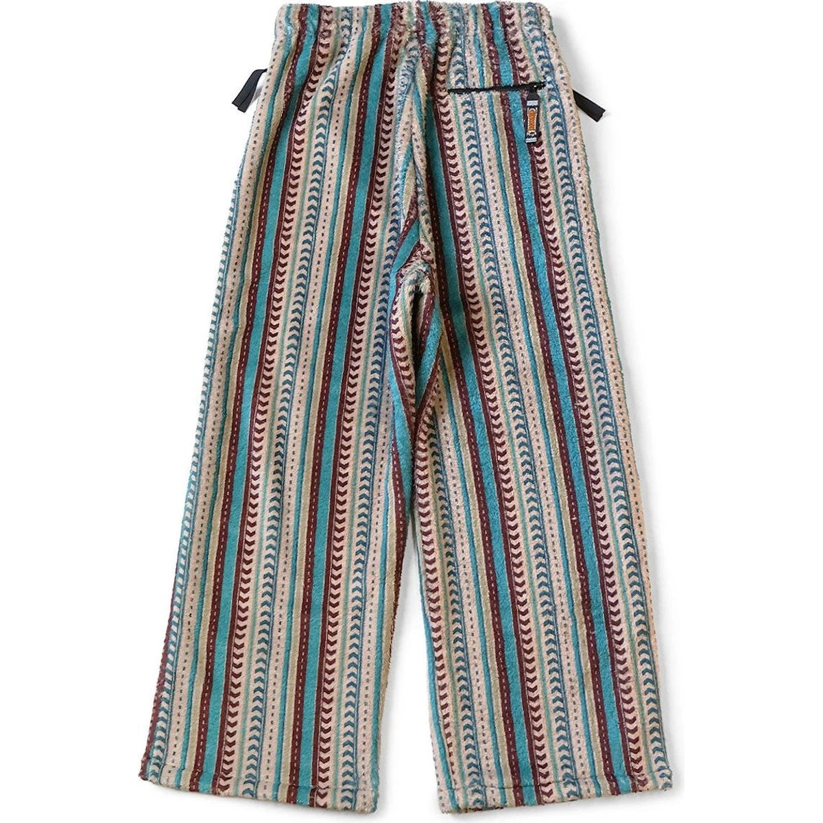 Kapital Columbia Stripe Pattern Fleece Easy Straight Pants