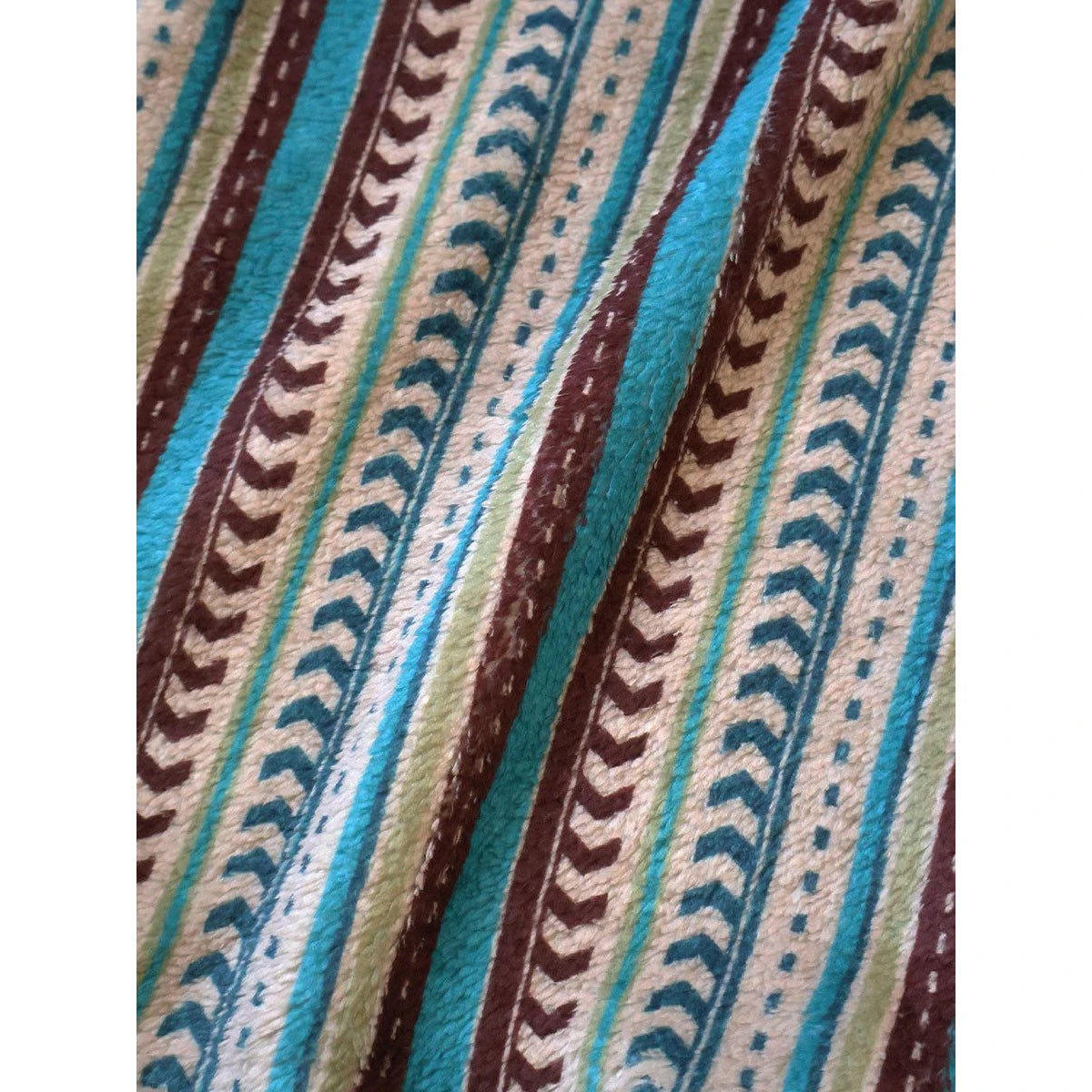 Kapital Columbia Stripe Pattern Fleece Easy Straight Pants