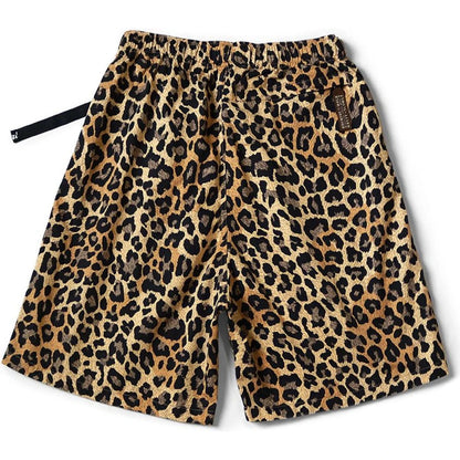 Kapital Combed Burberry Leopard Print Easy Shorts