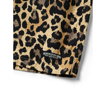 Kapital Combed Burberry Leopard Print Easy Shorts