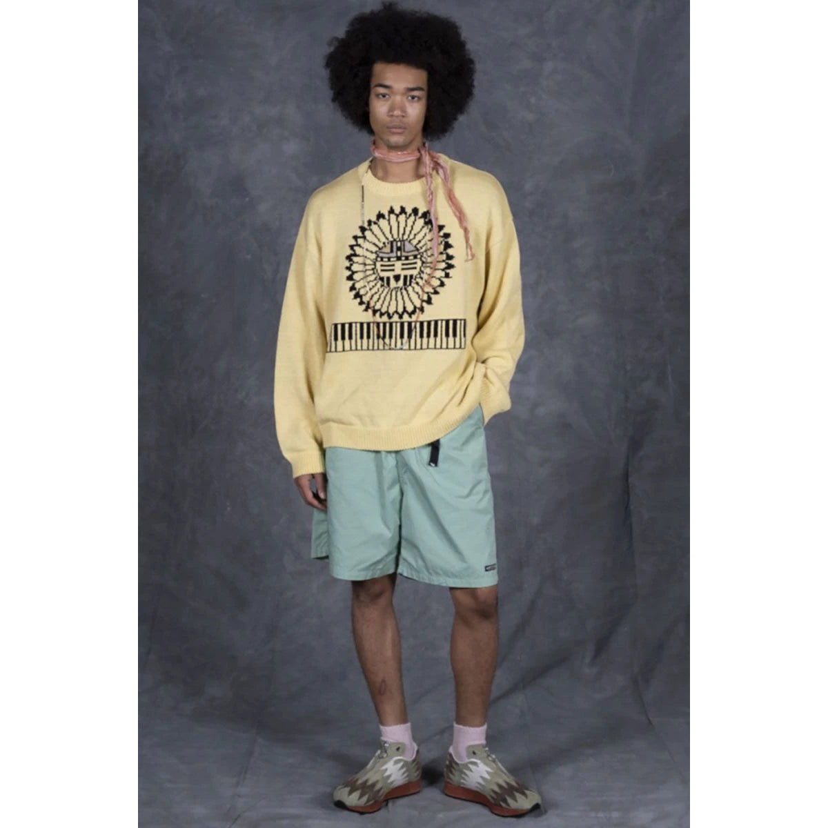 Kapital Combed Burberry Easy Shorts
