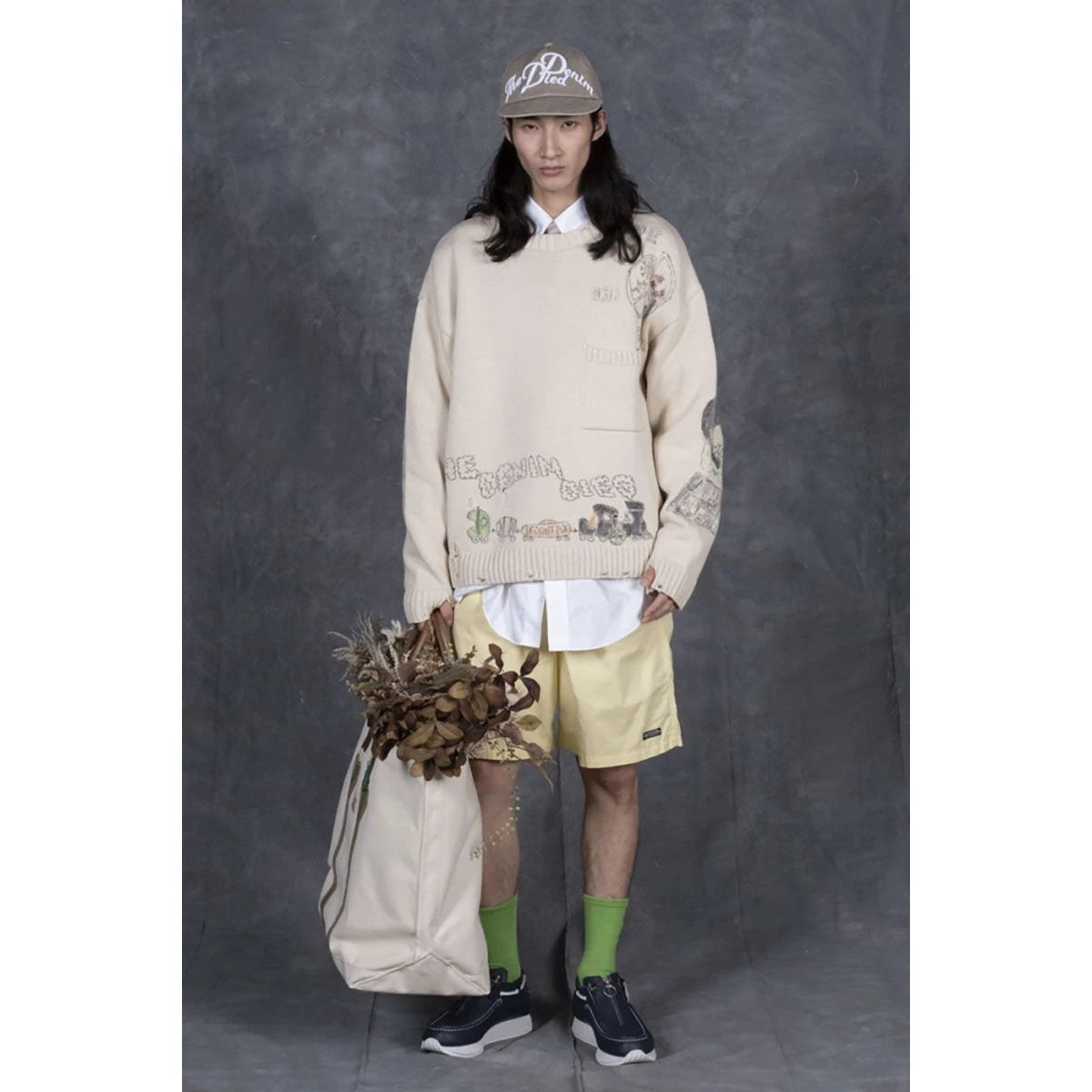 Kapital Combed Burberry Easy Shorts