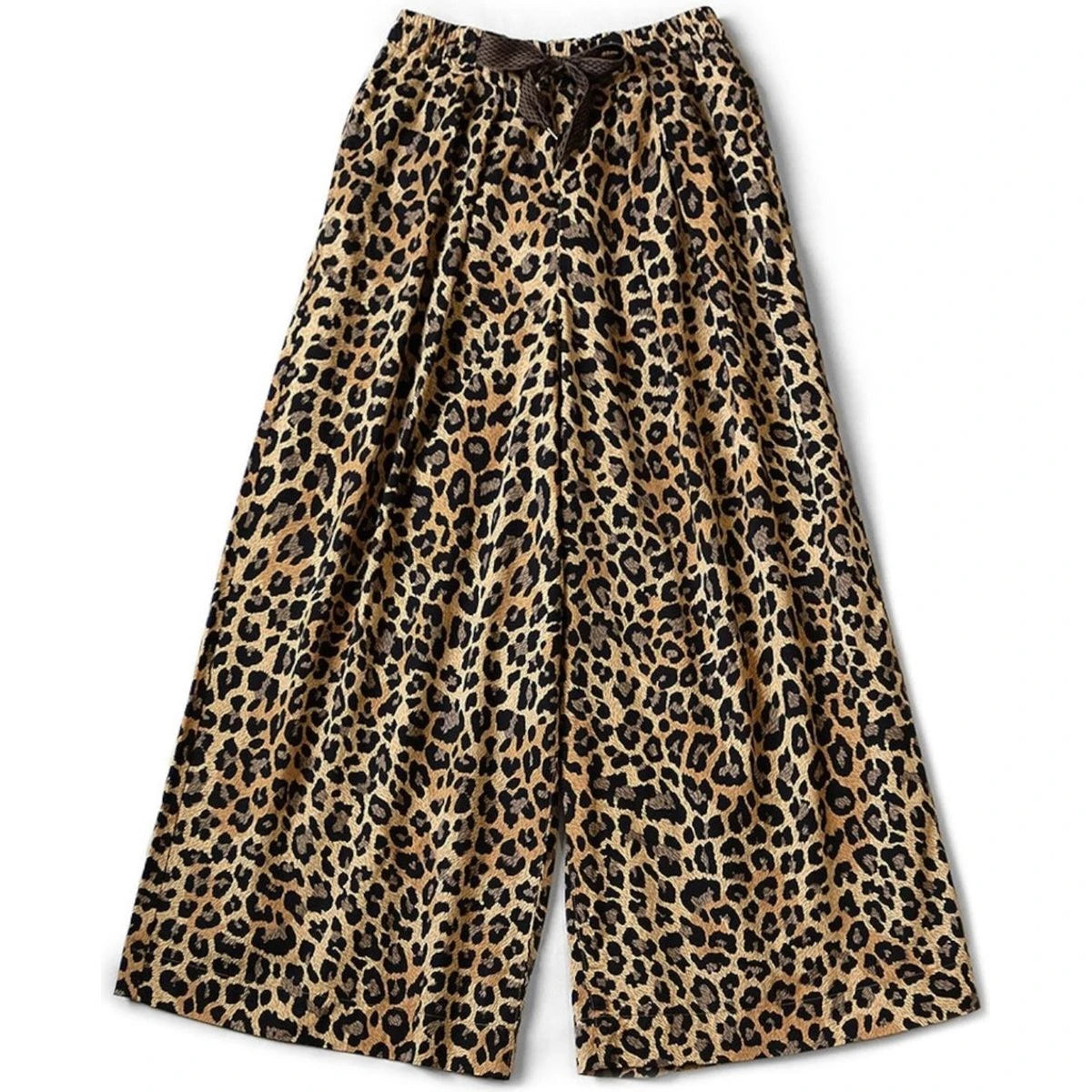 Kapital Combed Burberry Leopard Print Rude Baggy Pants