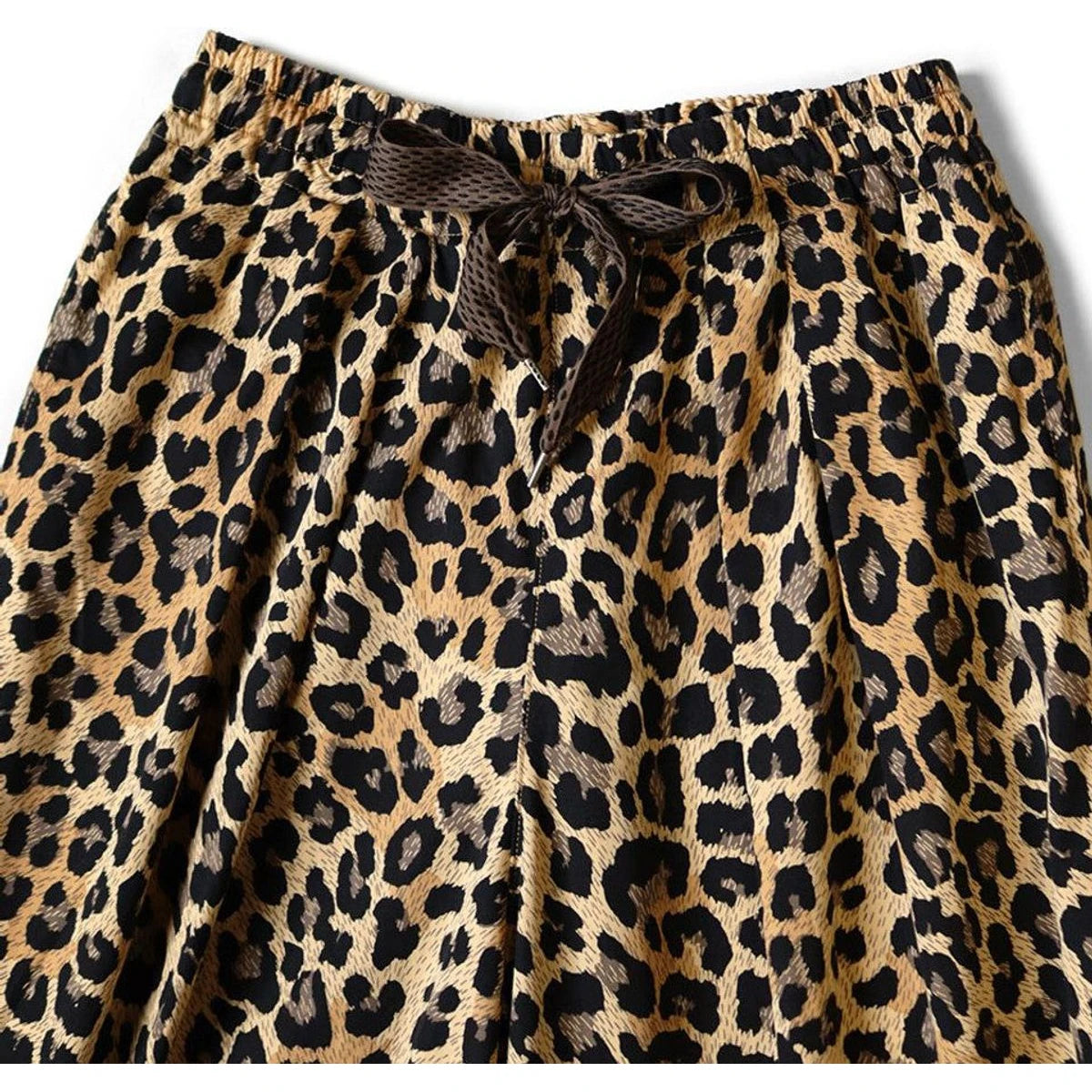 Kapital Combed Burberry Leopard Print Rude Baggy Pants