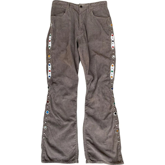 Kapital Corduroy Wallaby Flared Pants (Studs Remake)