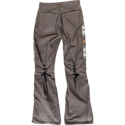 Kapital Corduroy Wallaby Flared Pants (Studs Remake)