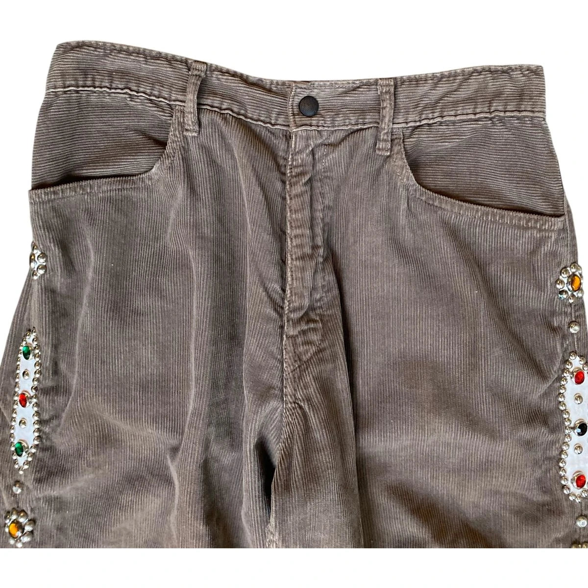 Kapital Corduroy Wallaby Flared Pants (Studs Remake)