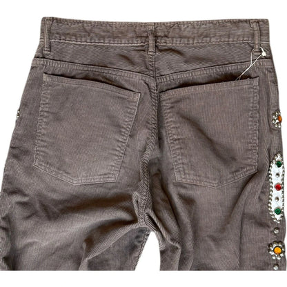 Kapital Corduroy Wallaby Flared Pants (Studs Remake)