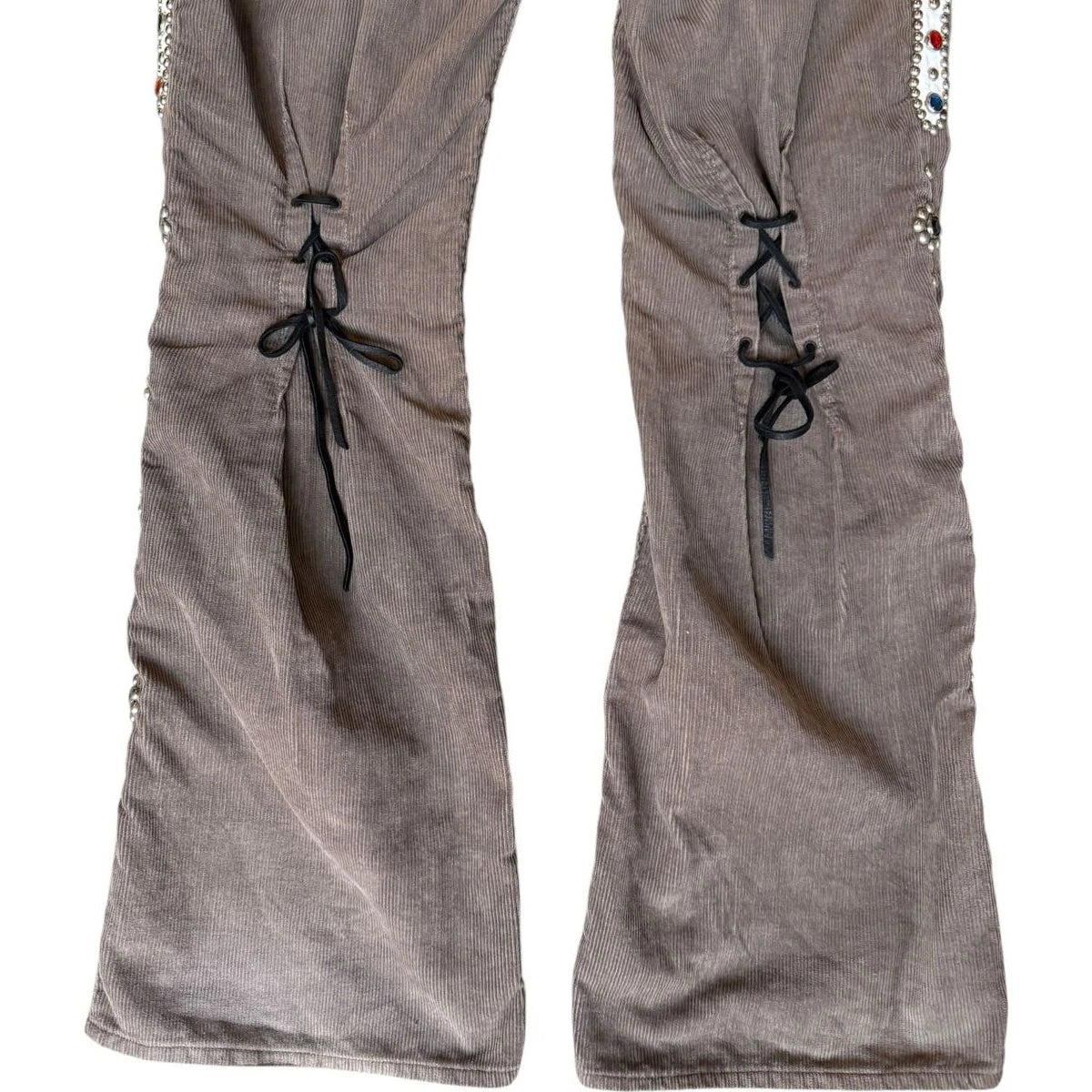 Kapital Corduroy Wallaby Flared Pants (Studs Remake)