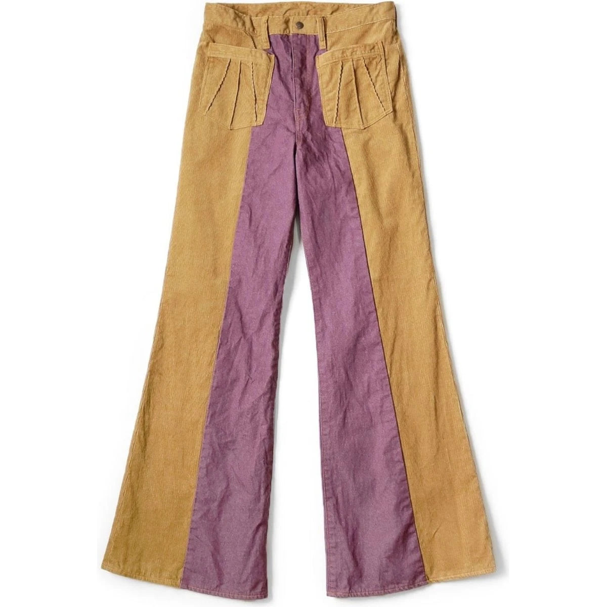 【超希少】KAPITAL 2TONE Gypsy Buggy Pants Kapital Corduroy x Denim 2 Tone Gypsy Flare Pants | COJP Gallery