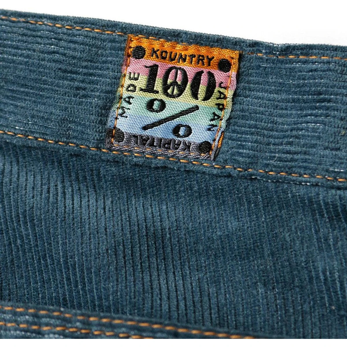 Kapital Corduroy x Denim 2 Tone Gypsy Flare Pants
