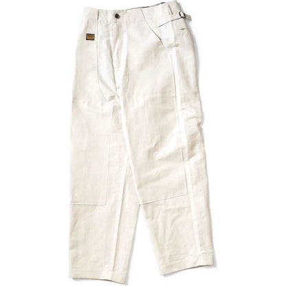Kapital Cotton And Linen Mock Herringbone Lumber Suit Pants