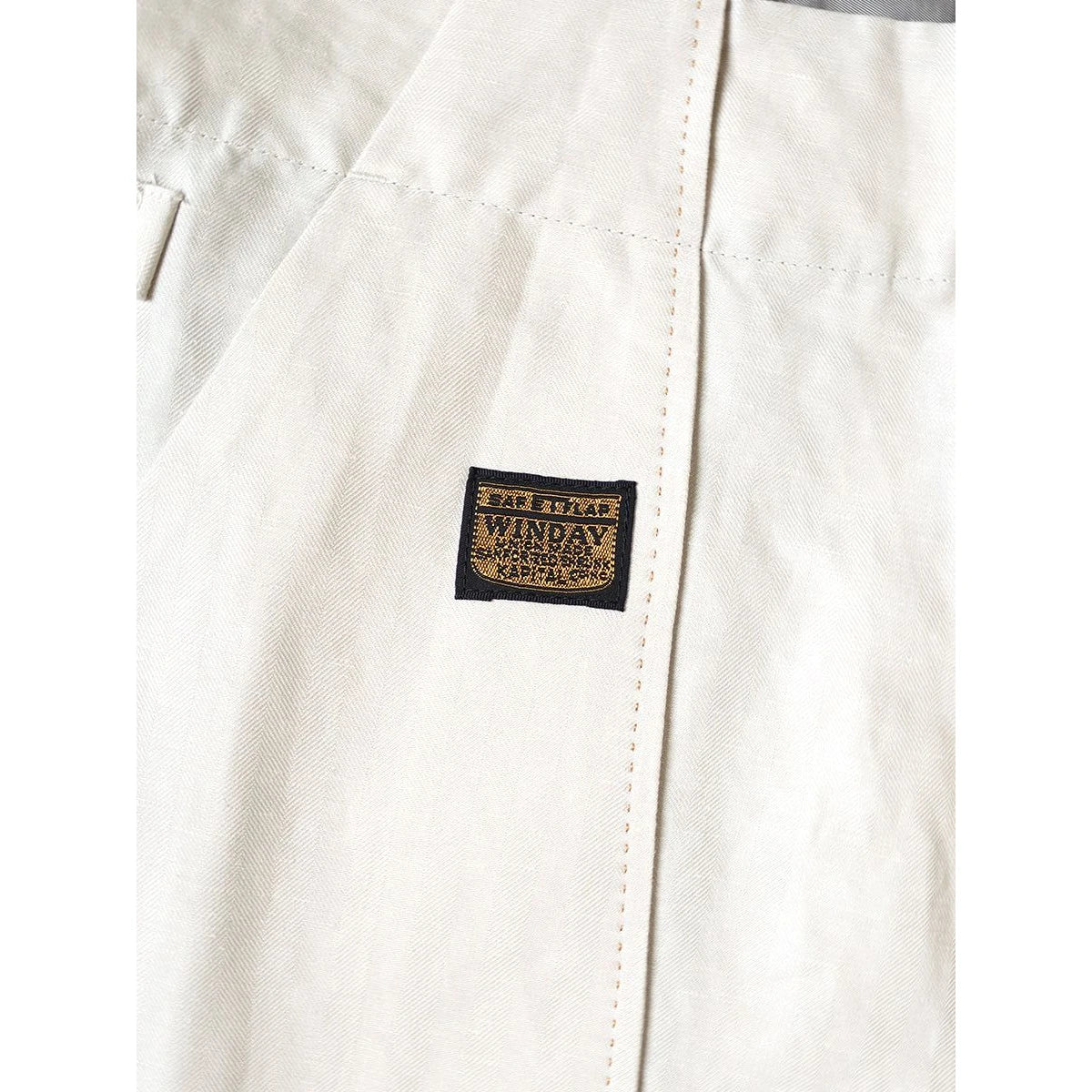 Kapital Cotton And Linen Mock Herringbone Lumber Suit Pants