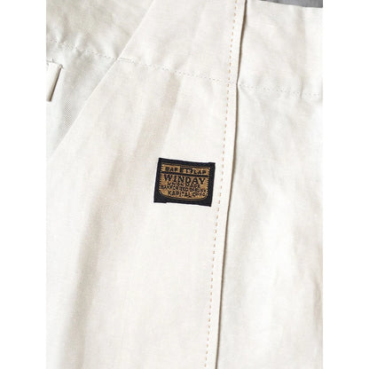 Kapital Cotton And Linen Mock Herringbone Lumber Suit Pants