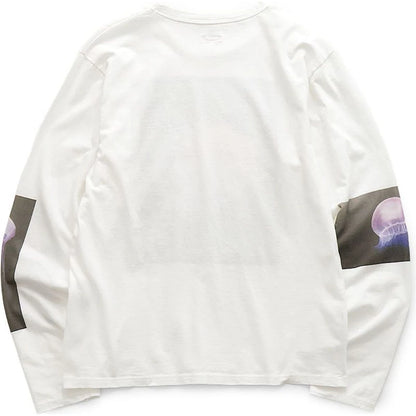 Kapital Cotton Crew Neck T Shirt (Colorful Jellyfish Print)