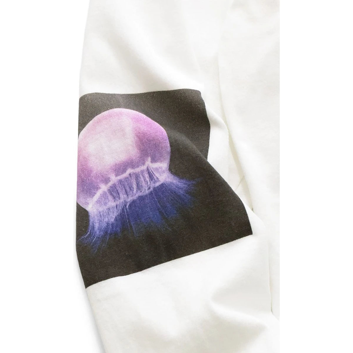 Kapital Cotton Crew Neck T Shirt (Colorful Jellyfish Print)