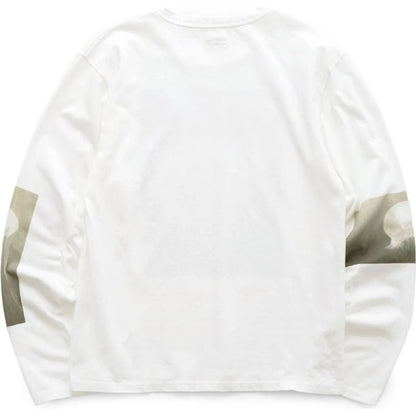 Kapital Cotton Crew Neck T Shirt (Monochrome Jellyfish Print)