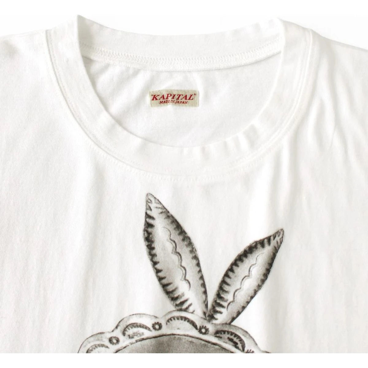 Kapital Cotton Crew T-Shirt (Big Concho Coneybowy Print)