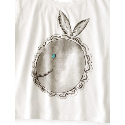 Kapital Cotton Cropped T-Shirt (Big Concho Coneybowy Print)