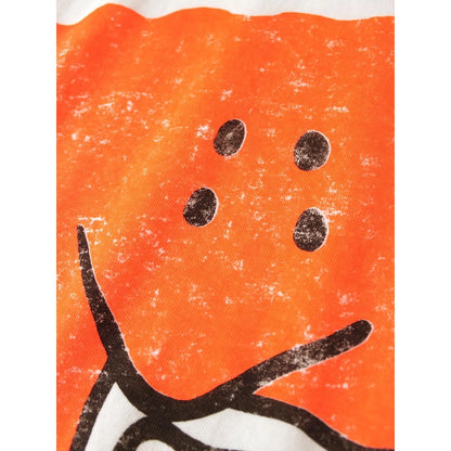 Kapital Cotton Cropped T Shirt (Giant Peckish Print)