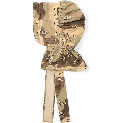 Kapital Cotton Herringbone Chocolate Chip Camo Pattern Farmy Hat