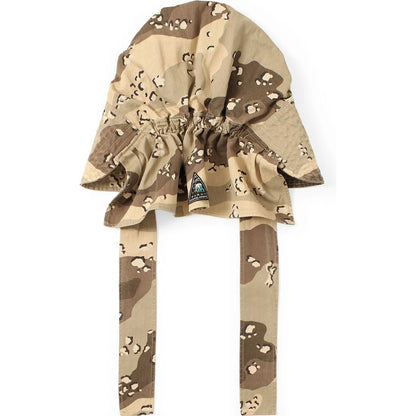 Kapital Cotton Herringbone Chocolate Chip Camo Pattern Farmy Hat