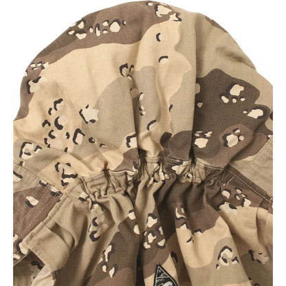 Kapital Cotton Herringbone Chocolate Chip Camo Pattern Farmy Hat