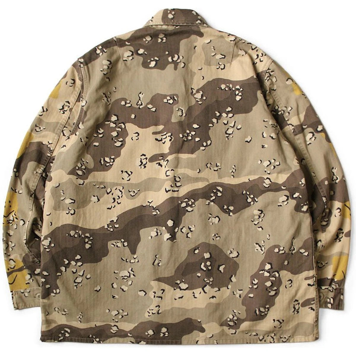 Kapital Cotton Herringbone Peckish Chocolate Chip Camo Army Jacket