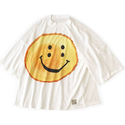 Kapital Cotton Katabira Huge Tee (Rainbowy Stump Print)