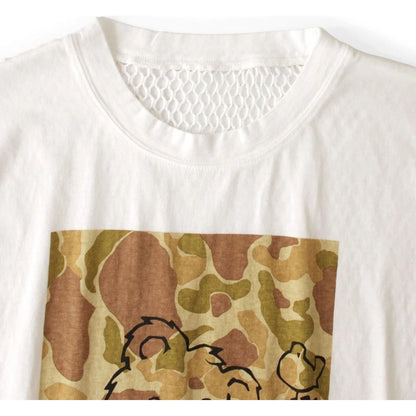 Kapital Cotton Katabira Sleeveless Big Tee (Camouflage Little Bear & Harmony Print)