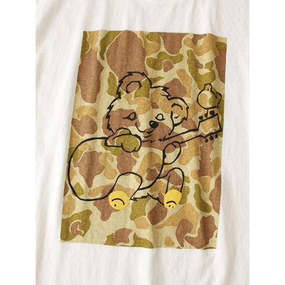 Kapital Cotton Katabira Sleeveless Big Tee (Camouflage Little Bear & Harmony Print)
