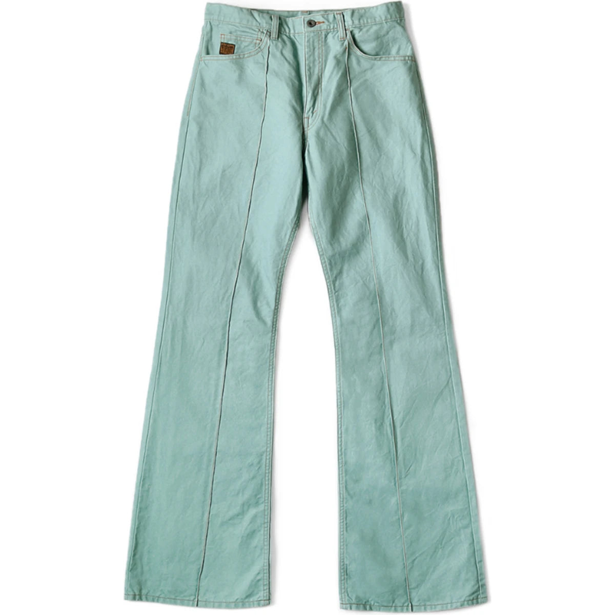 Kapital Cotton Linen Canvas 5P Rat Flare Pants