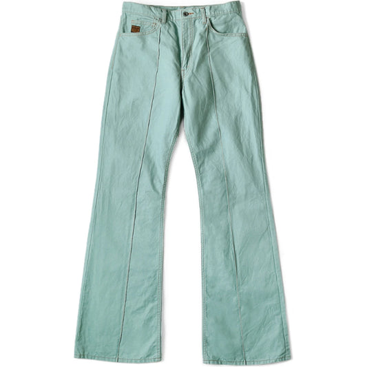 Kapital Cotton Linen Canvas 5P Rat Flare Pants