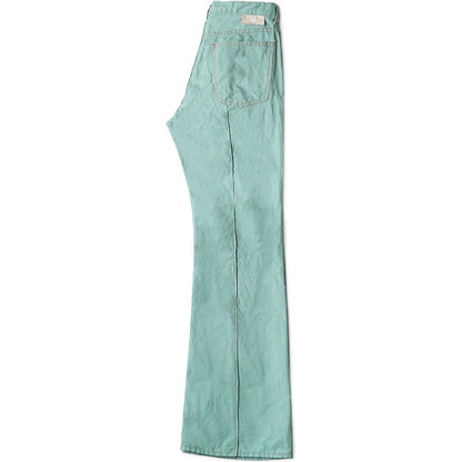 Kapital Cotton Linen Canvas 5P Rat Flare Pants