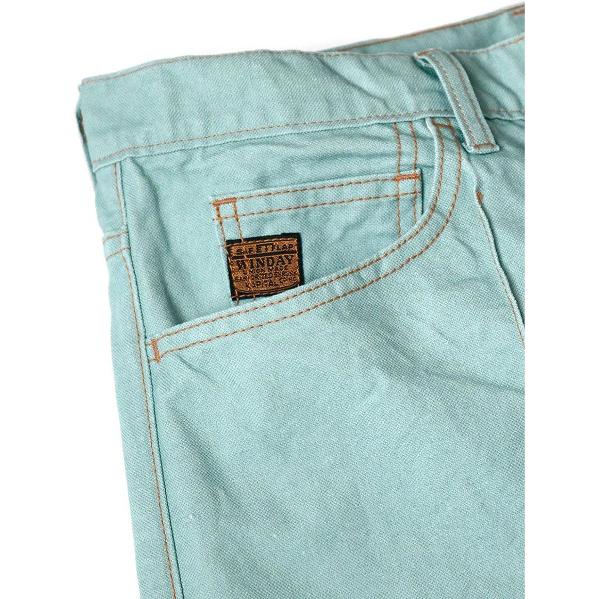 Kapital Cotton Linen Canvas 5P Rat Flare Pants