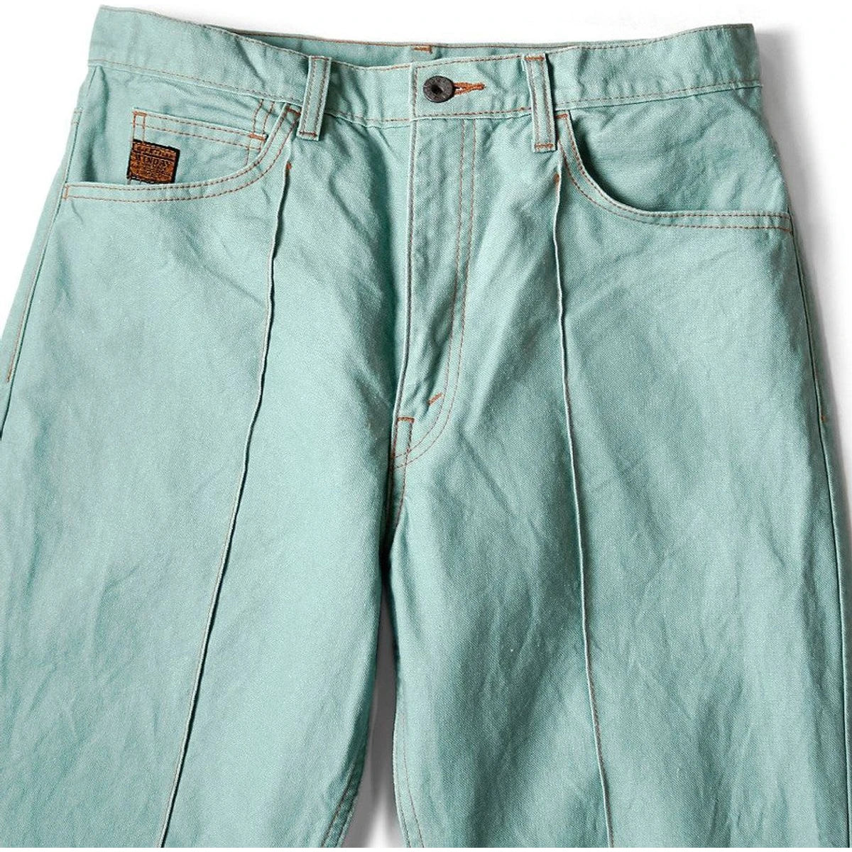 Kapital Cotton Linen Canvas 5P Rat Flare Pants