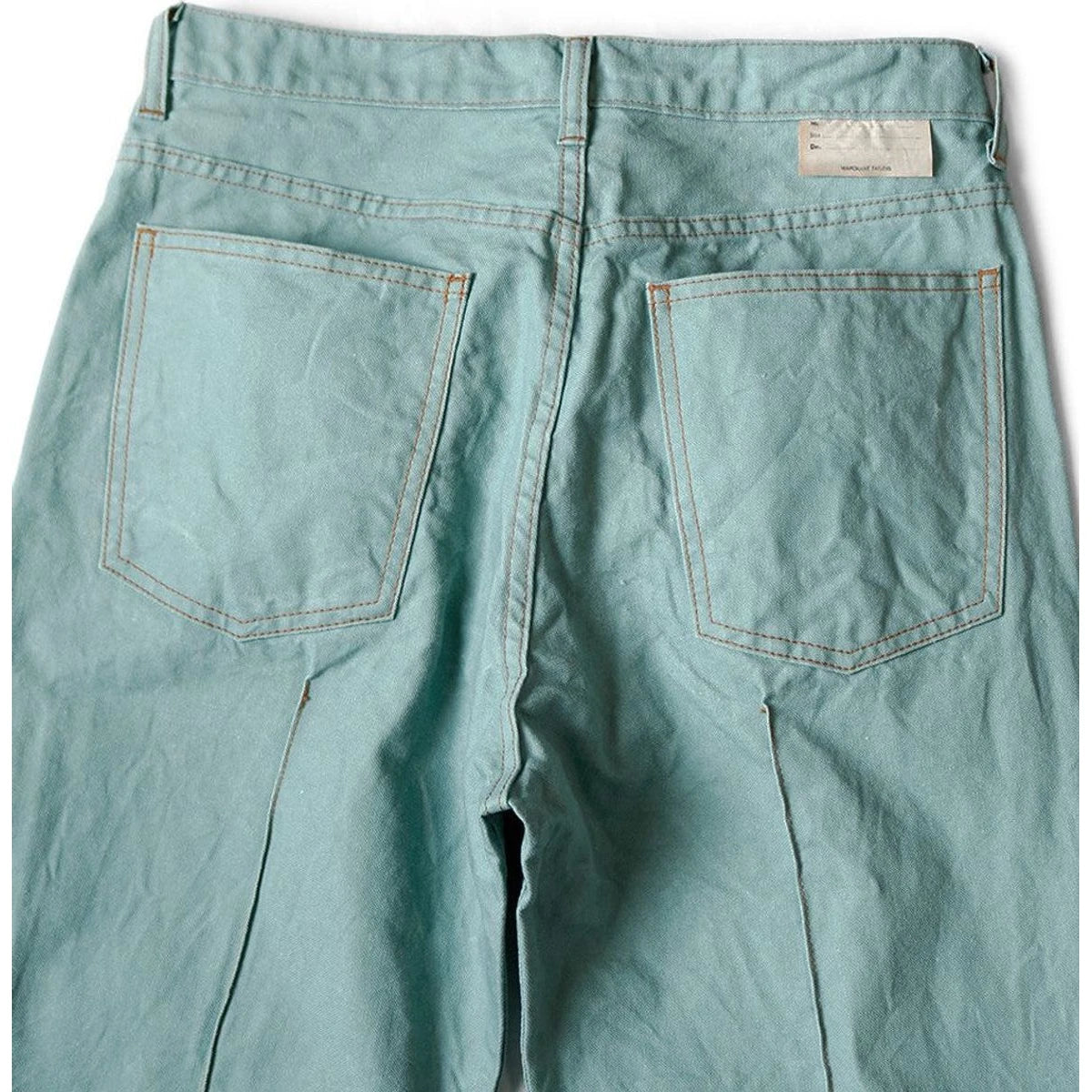 Kapital Cotton Linen Canvas 5P Rat Flare Pants