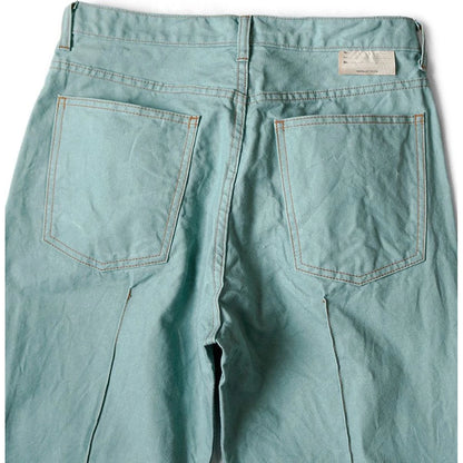 Kapital Cotton Linen Canvas 5P Rat Flare Pants
