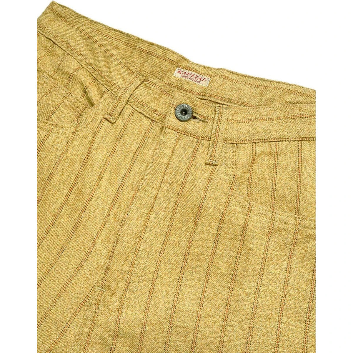 Kapital Cotton Linen Gibson Stripe 5P Okabellbo