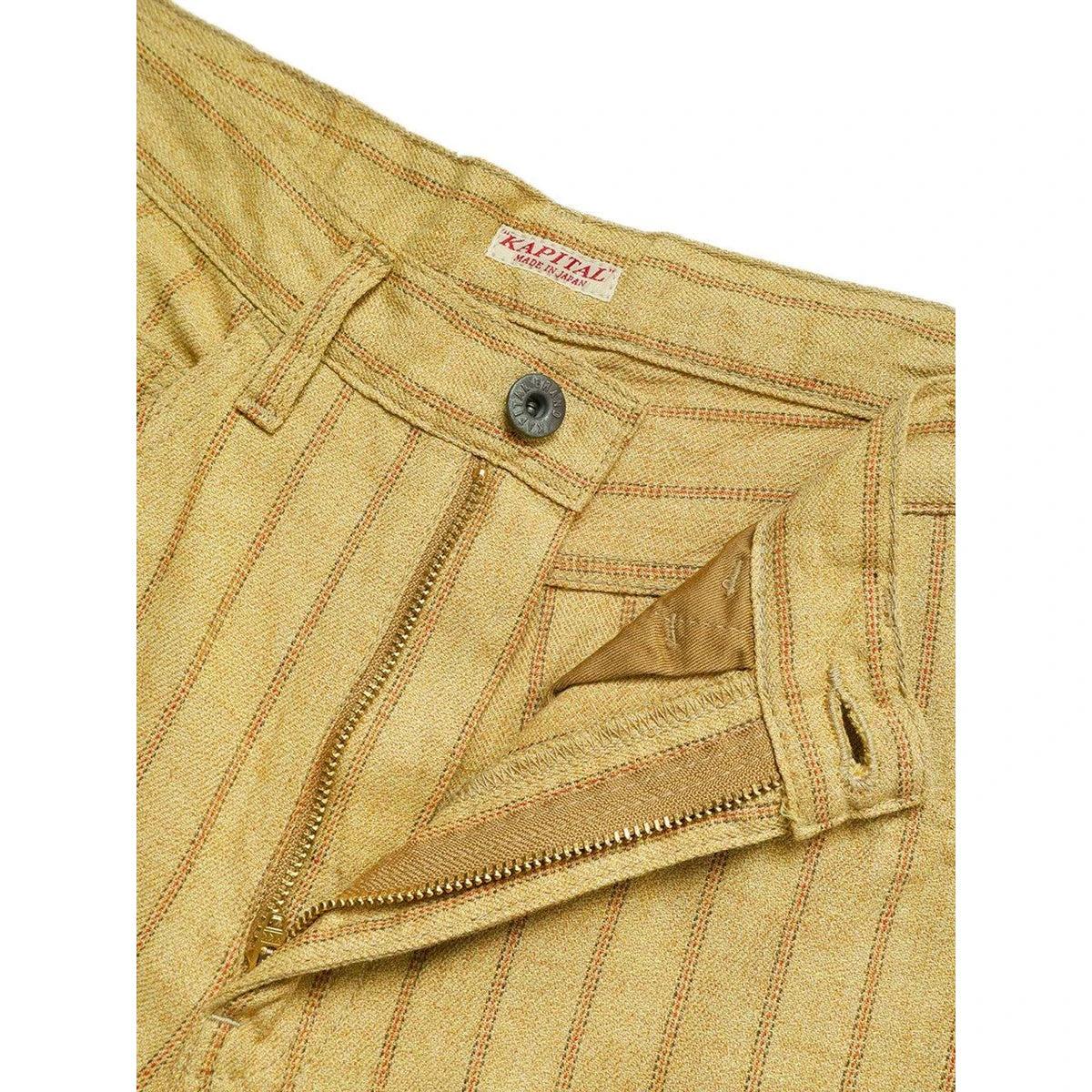Kapital Cotton Linen Gibson Stripe 5P Okabellbo