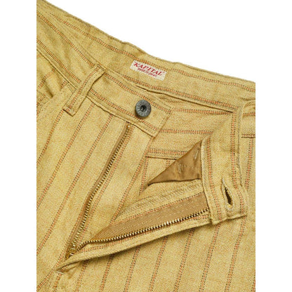 Kapital Cotton Linen Gibson Stripe 5P Okabellbo