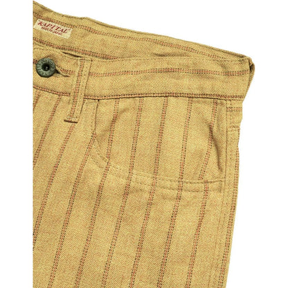 Kapital Cotton Linen Gibson Stripe 5P Okabellbo